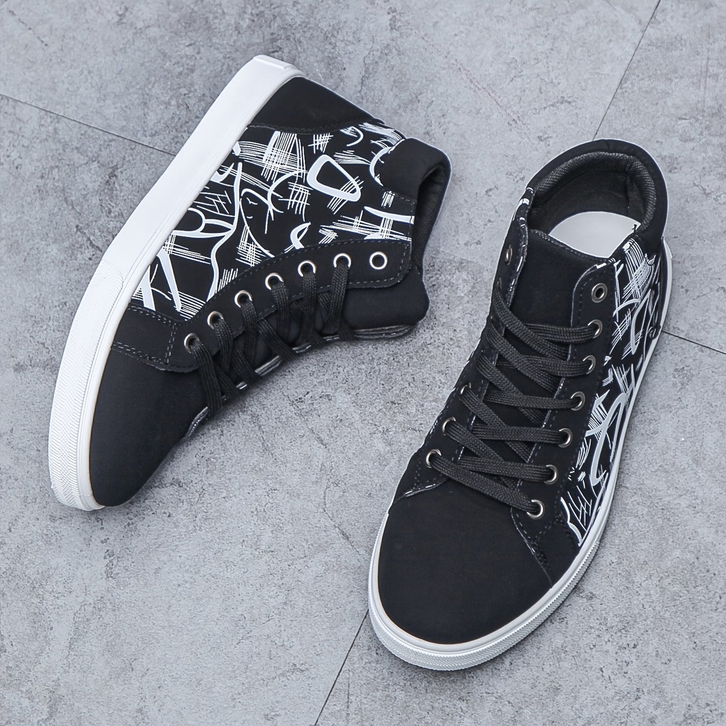 Trendy Walking Shoes, Casual Non-slip Lace-up Sneakers